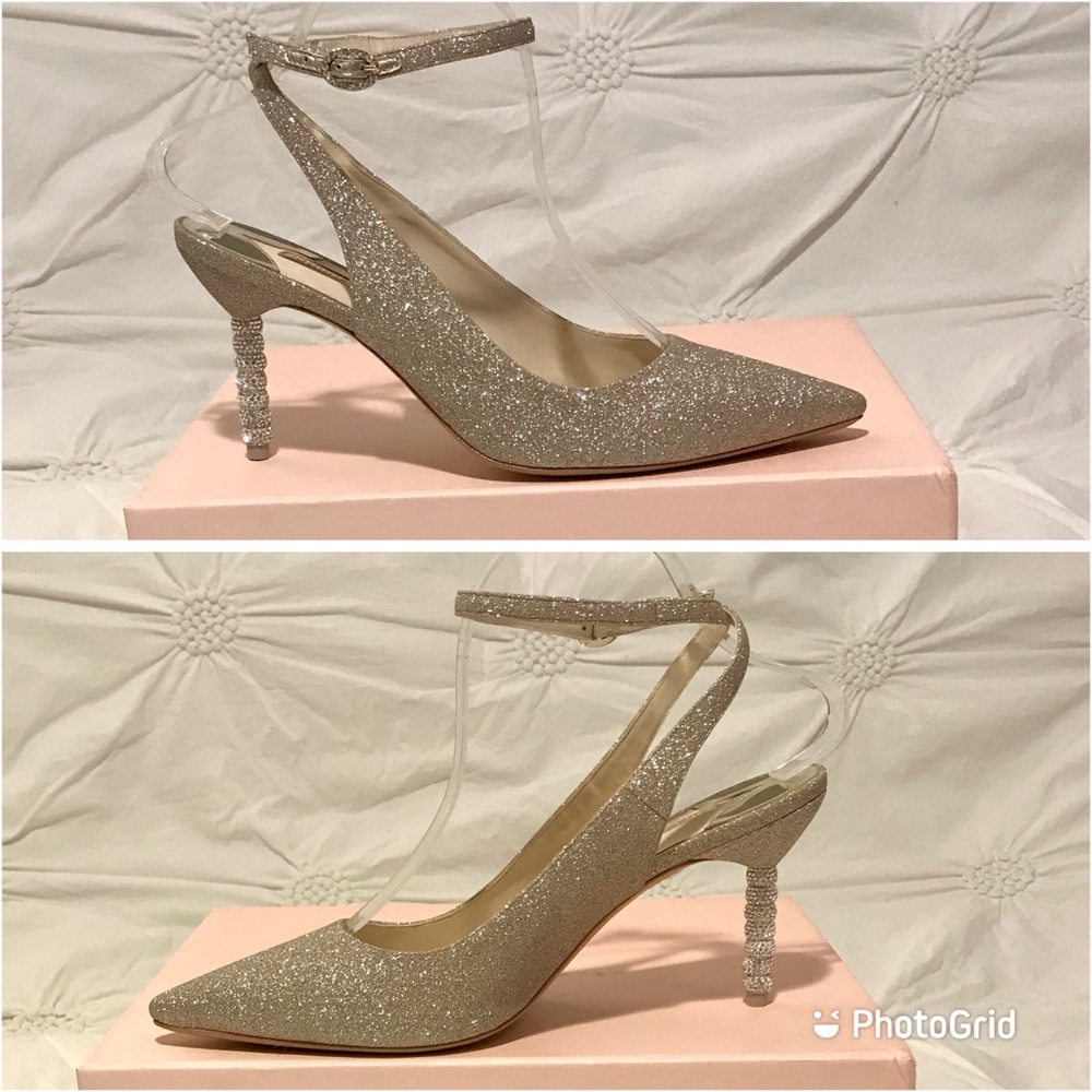 SOPHIA WEBSTER Jasmine Crystal Mid-Heel Shoes US 9 / EU 40 New in Box - Picture 6 of 14